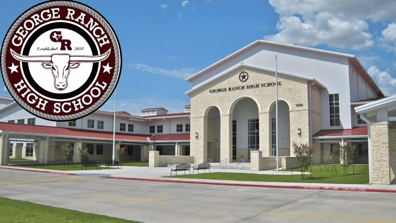 George Ranch High School students arriving on campus for the first day of the 2026–2027 school year in Richmond, Texas.